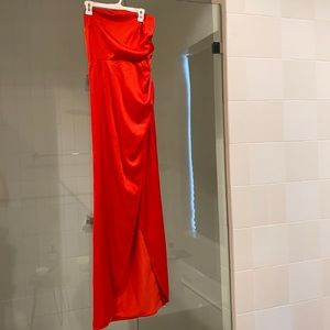 Revolve red formal dress